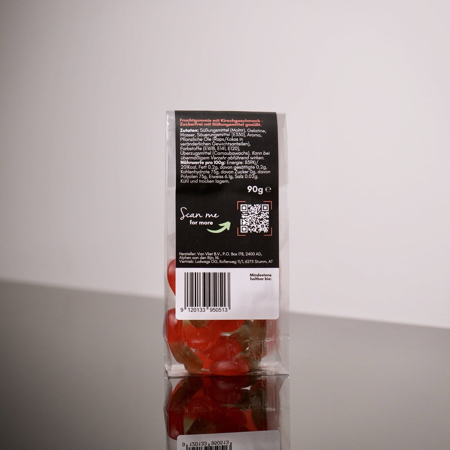 Pop Cherry – Gummikirschen ohne Zuckerzusatz