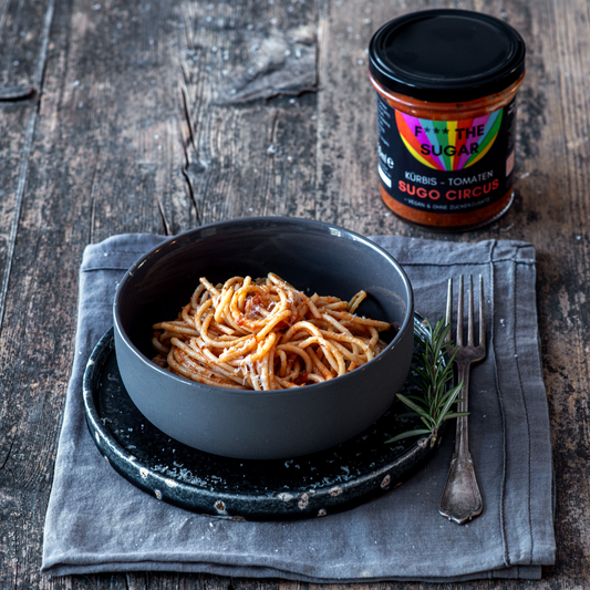 F*** THE SUGAR Kürbis Tomaten Sugo Circus 350ml