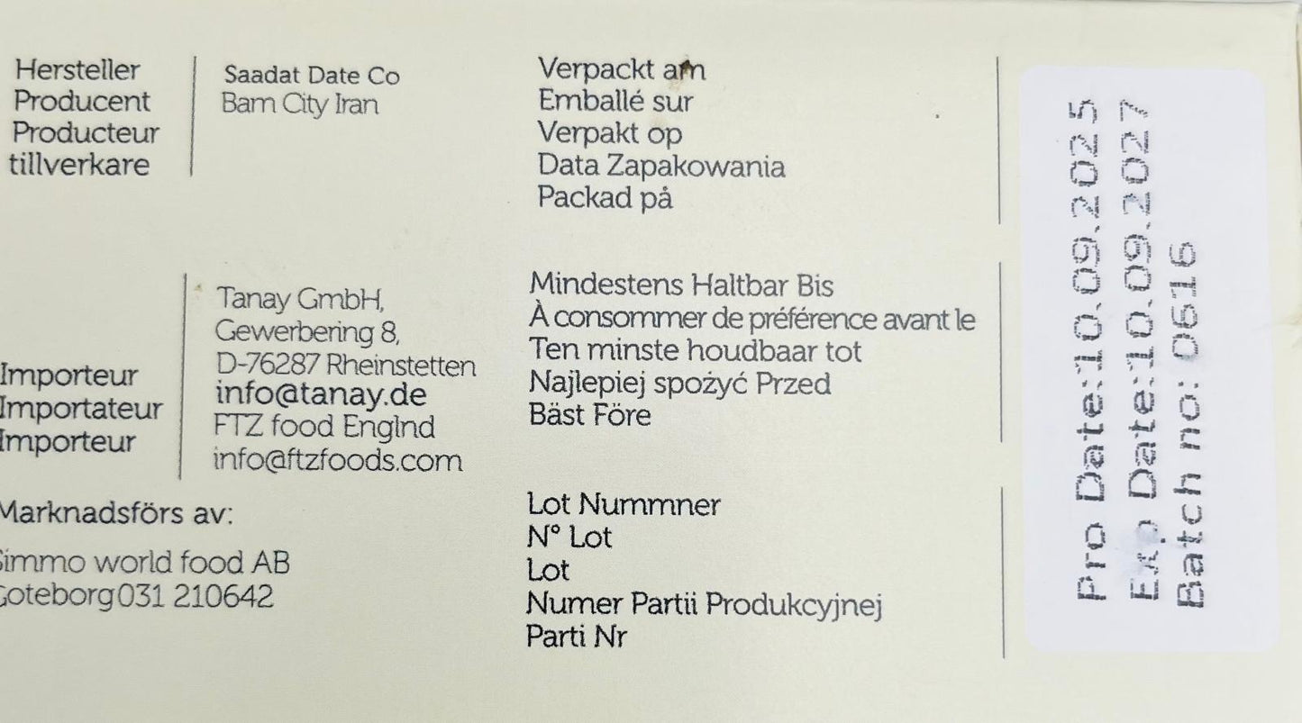 F*** THE SUGAR Mazafati  Datteln