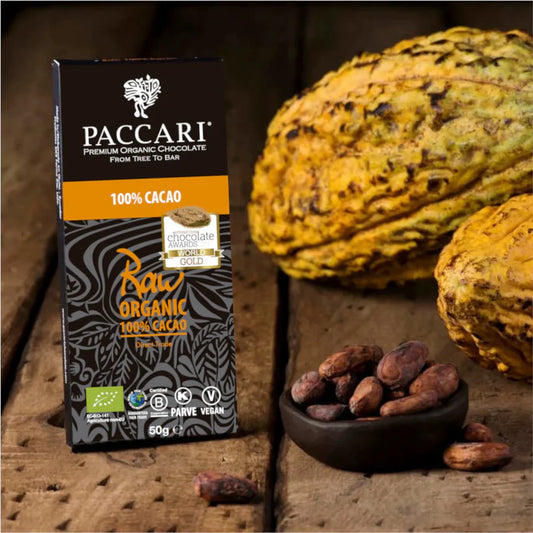 PACCARI | Rohe Bio Tafel 100% | Ecuador | 100% Kakao
