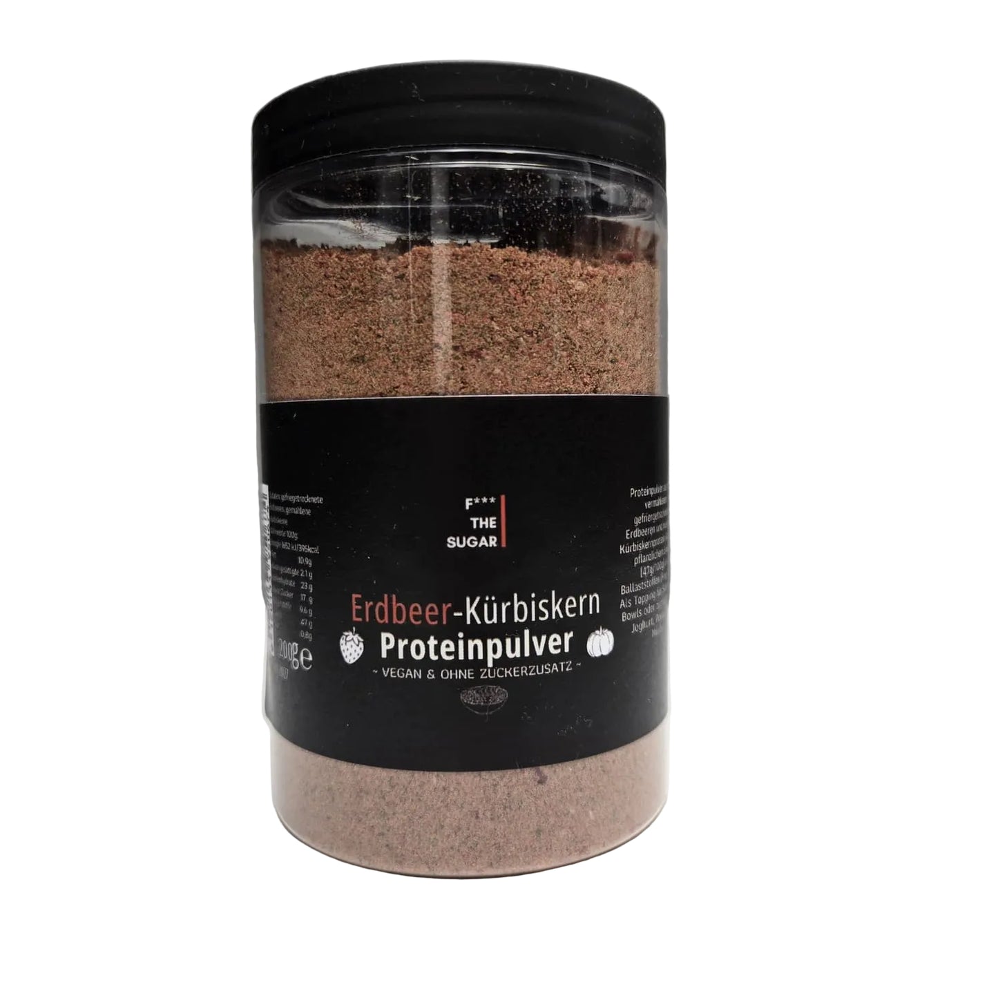 Erdbeer-Kürbiskern Protein Pulver